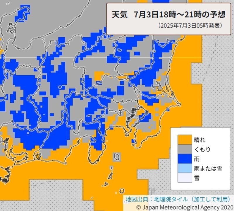 【速報】埼玉、関東で急な強い雨、落雷に注意 昼ごろから 関東北部で24時間に100ミリの雨も 熱中症にも警戒 熊谷で34度、さいたまで33度の予想（埼玉新聞） - Yahoo!ニュース - Yahoo!ニュース