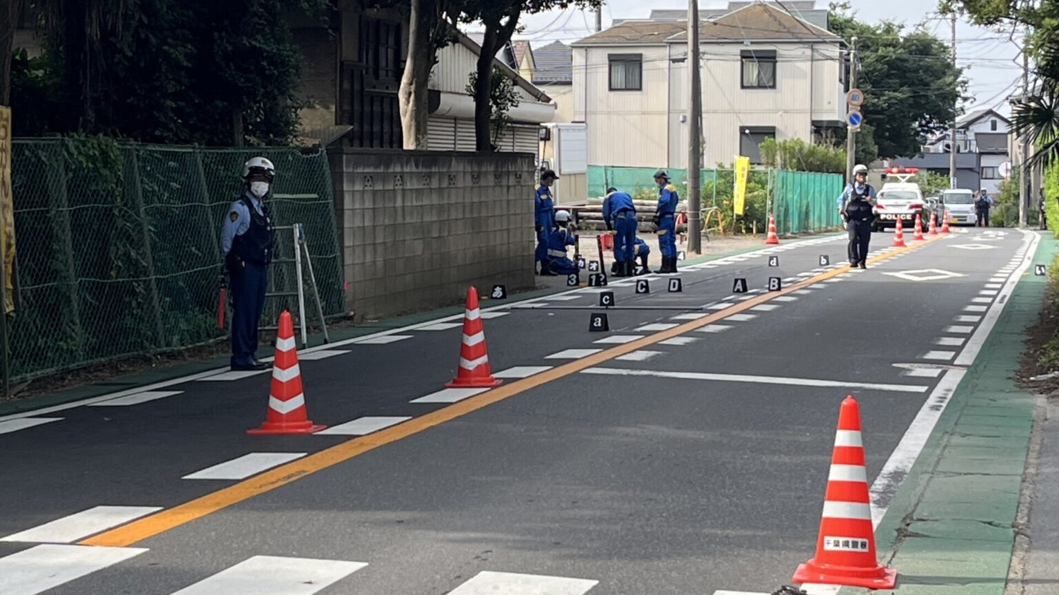 【速報】千葉県松戸市の路上で35歳男性が血を流して倒れているのが見つかる　男性は搬送先の病院で死亡　現場にはブレーキ痕　ひき逃げか　警察が捜査（TBS NEWS DIG Powered by JNN）