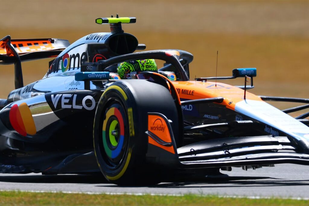 F1イギリスGP FP2：ランド・ノリスが初日最速 角田裕毅は15番手に沈む