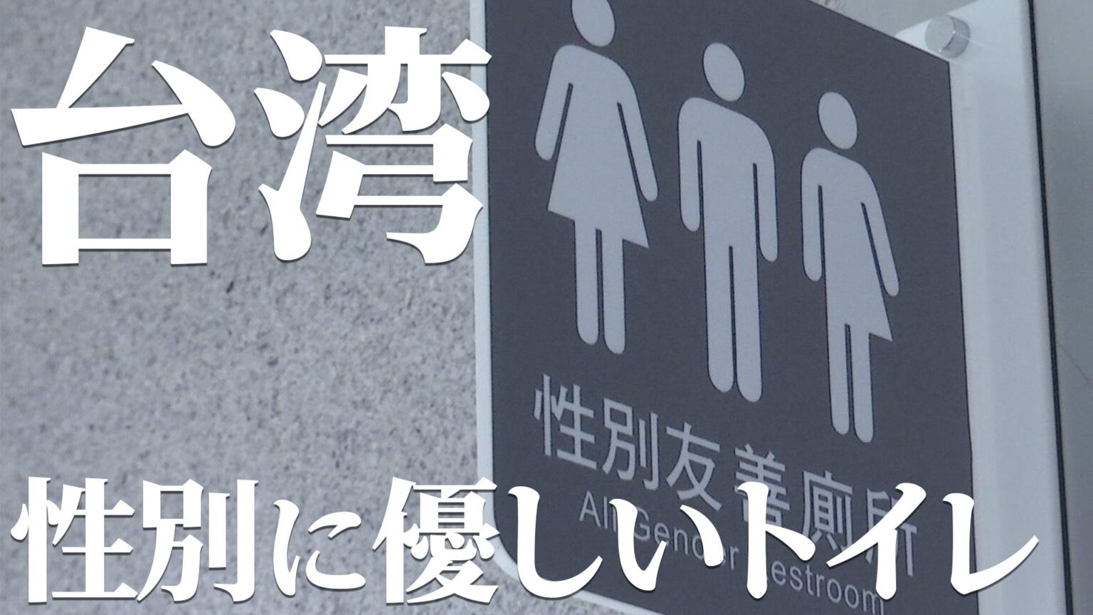 カギは「選択肢」と「教育」　台湾で広がる「オールジェンダートイレ」とは（TBS NEWS DIG Powered by JNN）