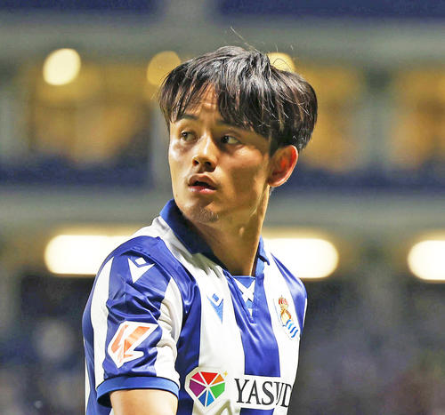 レアル・ソシエダード久保建英（2024年撮影）