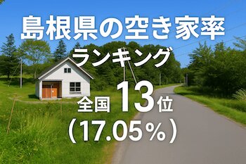 島根県の空き家率ランキング・トップ8！ 2位は大田市、1位はどこ？（ダイヤモンド不動産研究所） - Yahoo!ニュース - Yahoo!ニュース