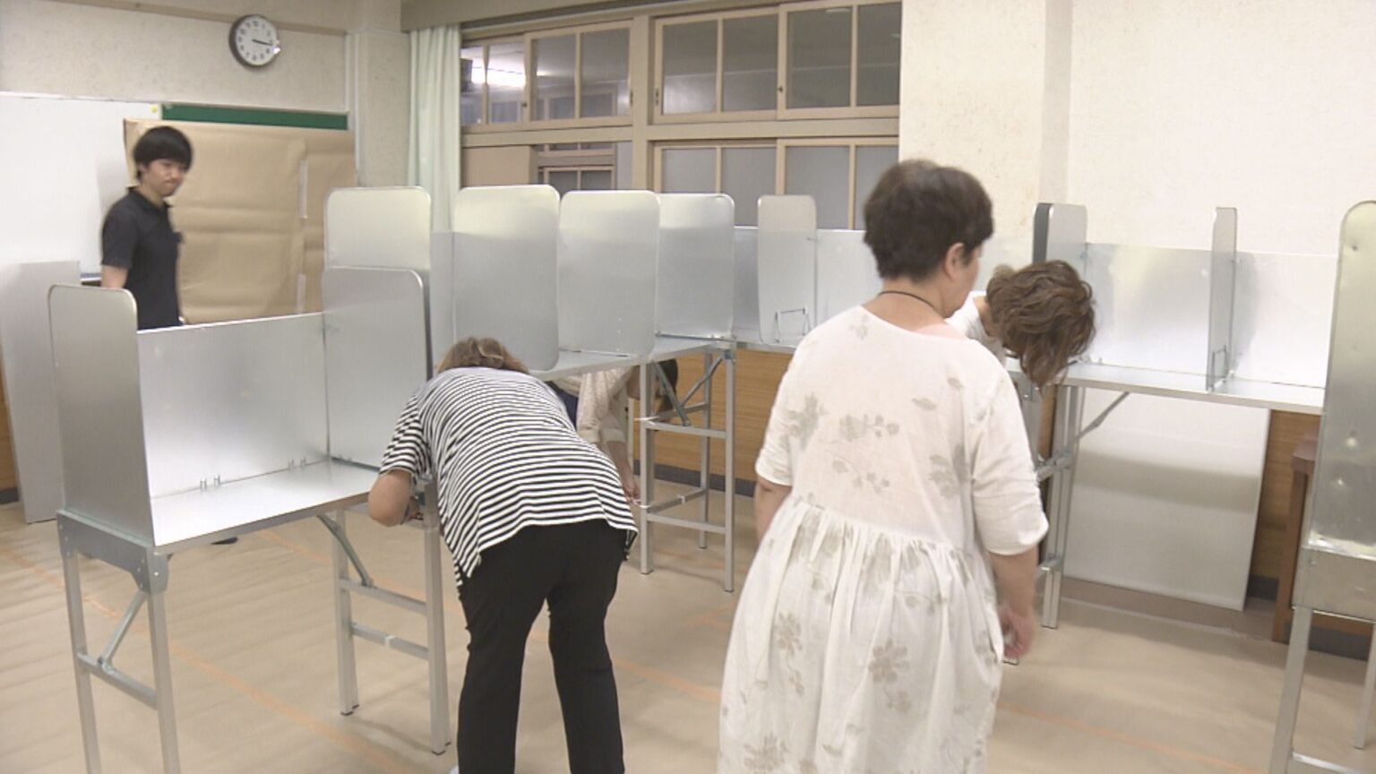 7/20投開票…参議院選挙に向け投票所の設営進む 愛知の前回投票率は約52％ 期日前の投票率は前回同時期上回る（東海テレビ） - Yahoo!ニュース
