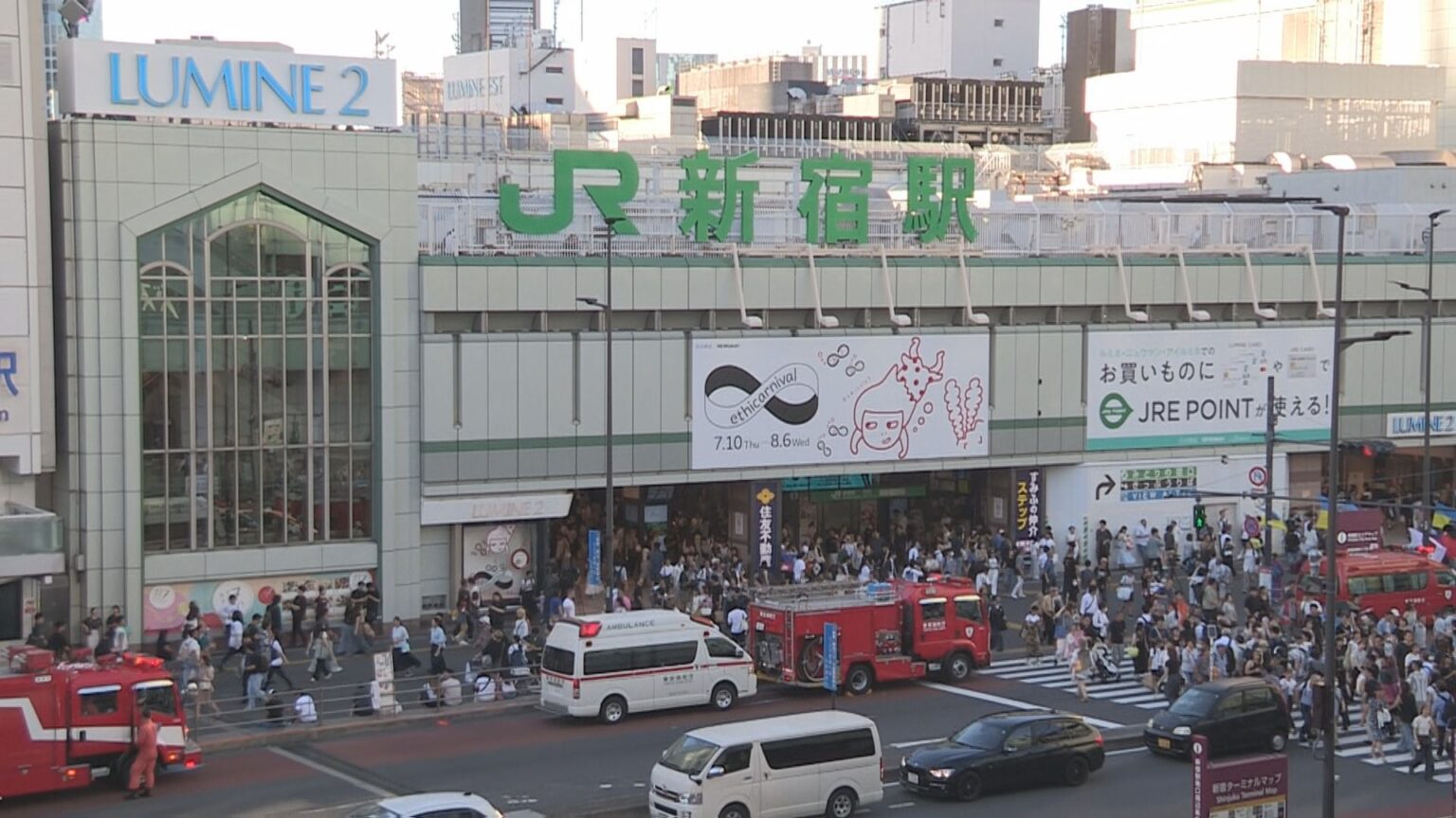 JR山手線内モバイルバッテリー出火　出火したバッテリーはリコール対象の製品（TBS NEWS DIG Powered by JNN）
