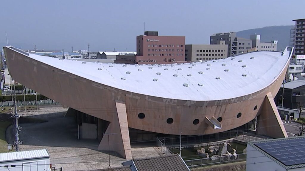 県が解体決めている “船の体育館”　建築家らでつくる団体が「建物と土地を購入し宿泊施設として活用する」提案【香川】（RSK山陽放送） - Yahoo!ニュース