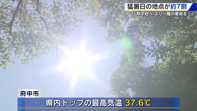 広島県内７割の観測地点で「猛暑日」 熱中症の救急搬送１０００人を超える 一層、警戒を（テレビ新広島） - Yahoo!ニュース - Yahoo!ニュース
