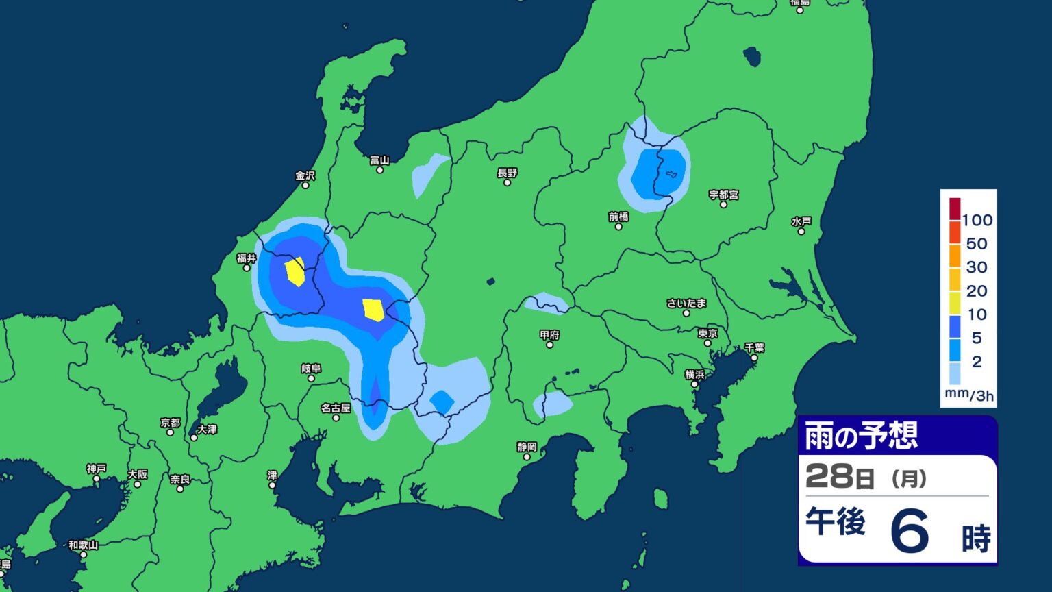 【大雨情報】長野県は大気の状態不安定に 28日夜遅くにかけ【雨のシミュレーション】北部50ミリ 中部60ミリ 南部80ミリ 長野地方気象台（ＳＢＣ信越放送） - Yahoo!ニュース - Yahoo!ニュース