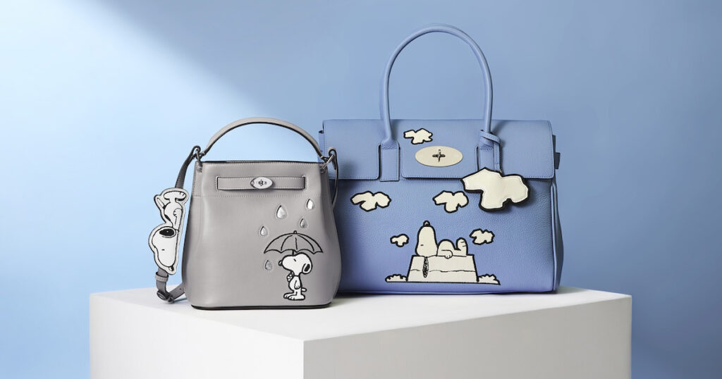 「マルベリー」が“うめだスヌーピーフェスティバル2025”に参加　英国の気まぐれな天気に着想を得たレザーグッズが登場 - WWDJAPAN