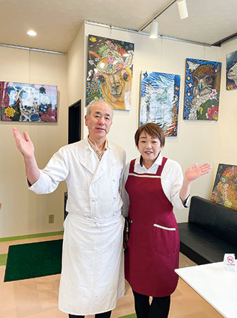 アートにふれる機会提供 地元芸術家を応援 〜 洋菓子店マニエール　61年の歴史に幕 | ニュース和歌山