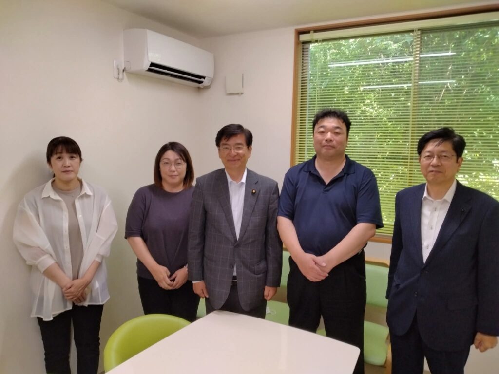 （株）ナノケアめろす 内田社長らと高齢者福祉で意見交換（島根県松江市） – 参議院議員 山本ひろし[公明党参議院 比例区]
