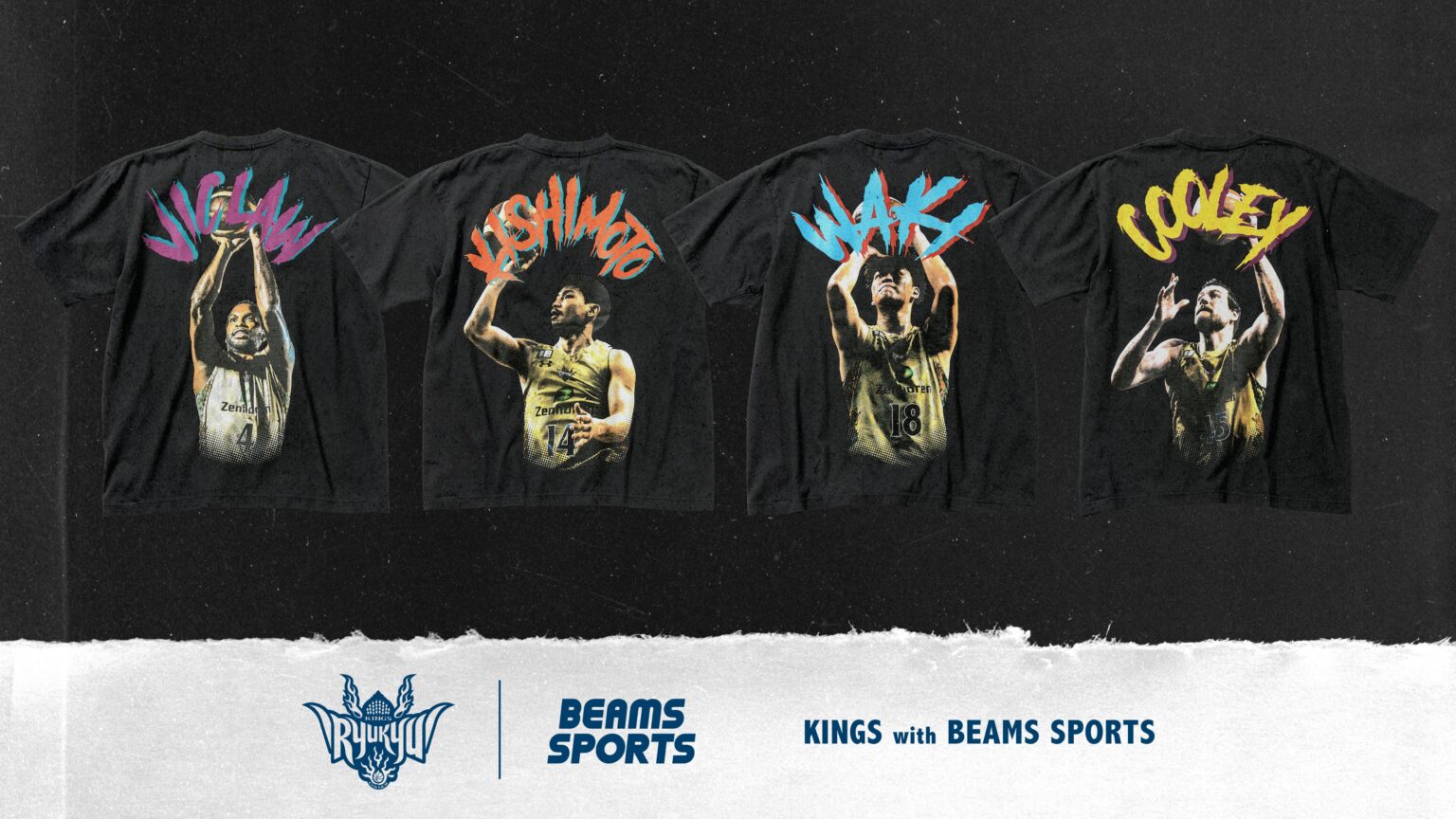 BEAMS SPORTS×琉球ゴールデンキングスのコラボプロジェクト 「KINGS with BEAMS SPORTS」第三弾を発売