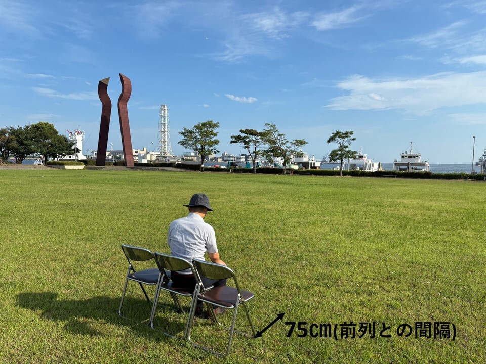 北-C　芝生イス席（1人用）シャトルバス付