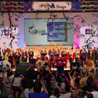 東京で開催された昨年開催の閉会式の様子