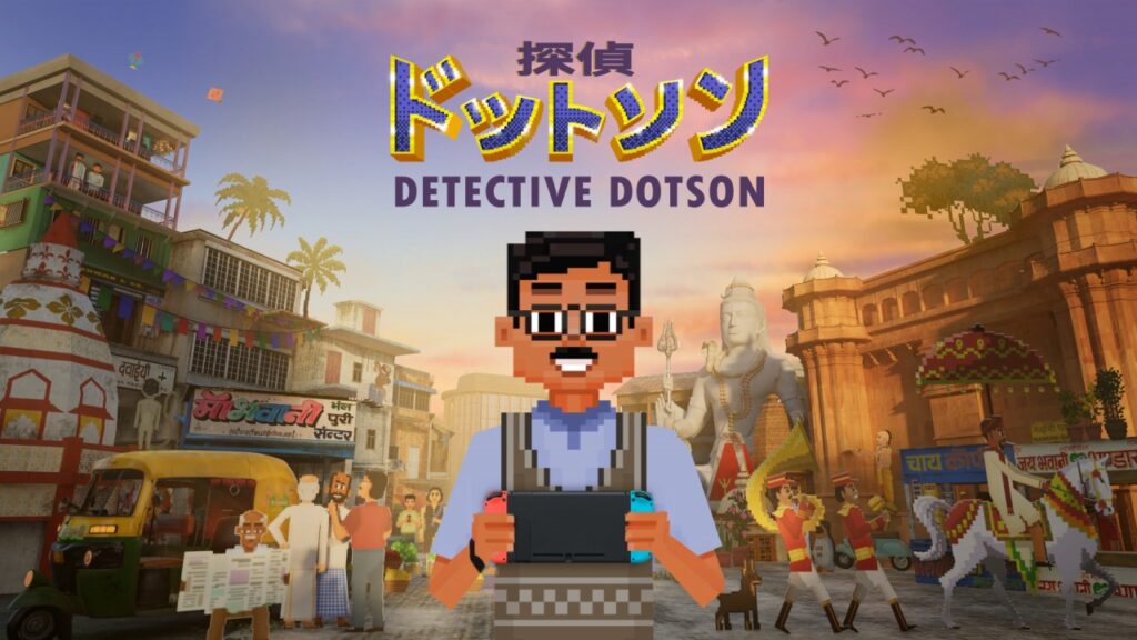 レイニーフロッグ、踊るインドの探偵アドベンチャーゲーム『探偵ドットソン』発売決定!「BIT SUMMIT」にもプレイアブル出展 | gamebiz