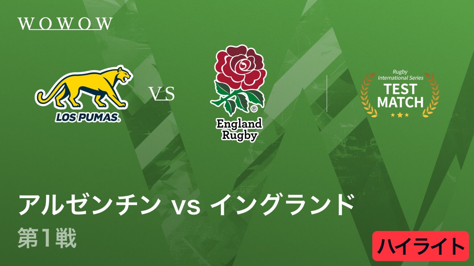 【動画】アルゼンチン vs イングランド 第1戦ハイライト│ラグビー テストマッチ 2025 インターナショナル シリーズ