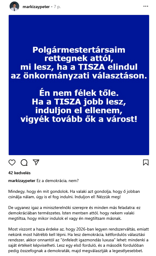 MZPの「Tisza」という質問に対するMZPの答え。