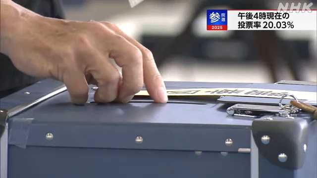 高知 投票率５６．８９％ 前回比９ポイント余↑ 参議院選挙