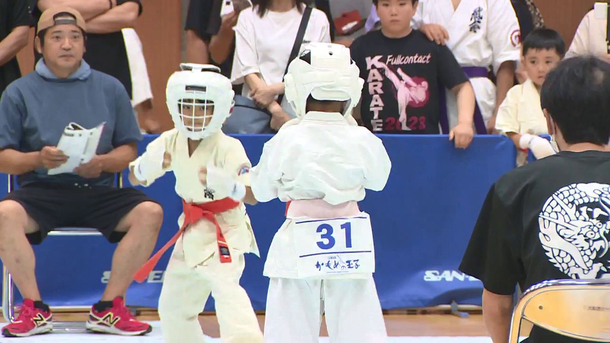 日頃の練習成果を発揮　空手大会　岩手県大船渡市