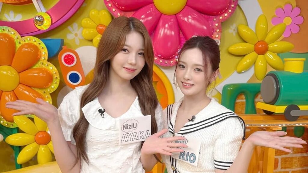 NiziU RIO&AYAKA、ヒルナンデスのスタジオ出演を報告 | 話題の投稿 | スポーツブル (スポブル)