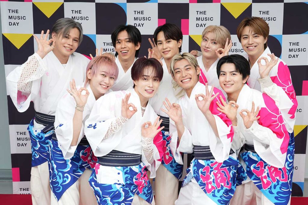 『THE MUSIC DAY』に出演する超特急