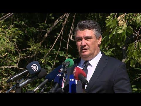 クロアチア共和国大統領の声明、ゾラン・ミラノビッチは、嵐の際に殺されたセルビア人の犠牲者の記念の際に。