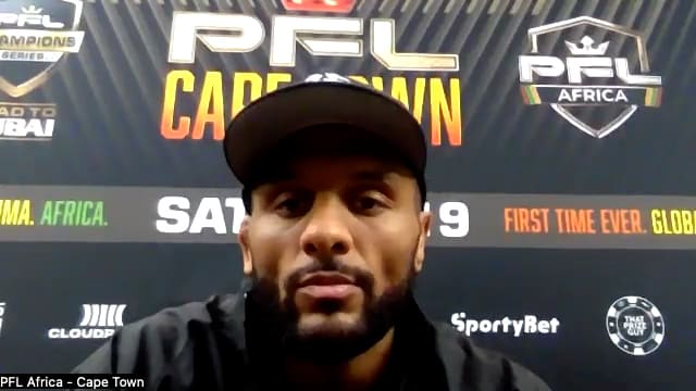 フェザー級に復帰した“傭兵”。アフリカ上陸のAJ・マッキーが闘志を燃やす｜PFL CHAMPIONS SERIES CAPETOWN | コンテンツLOVERメディア U-NEXT SQUARE