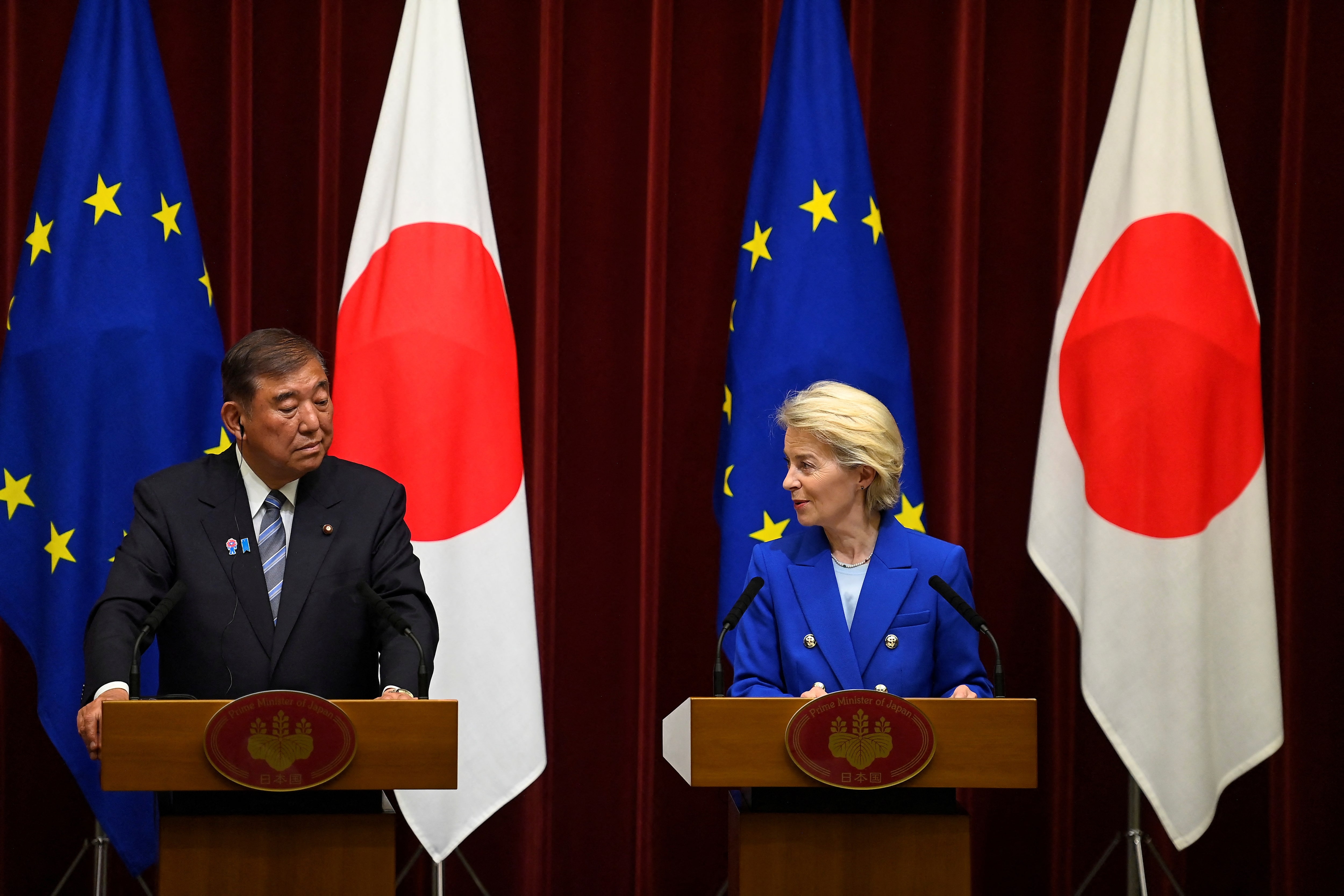 不公正貿易への対応で日本とより緊密に協力、欧州委員長が発言