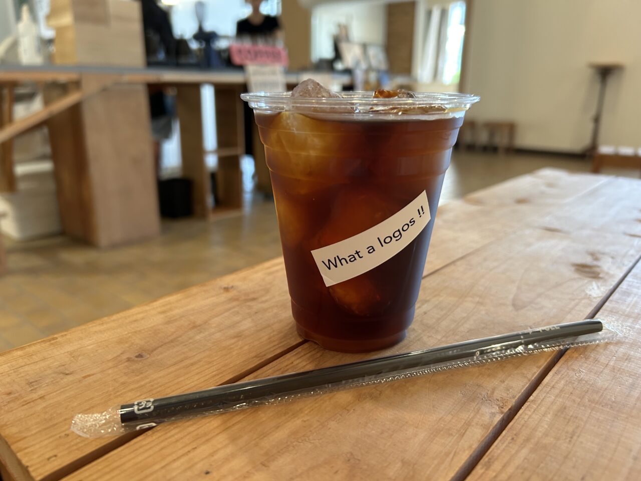 特設カフェのコーヒー