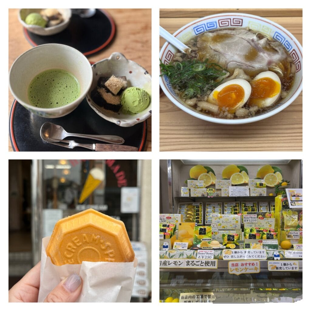 尾道で食べたもの　尾道グルメ