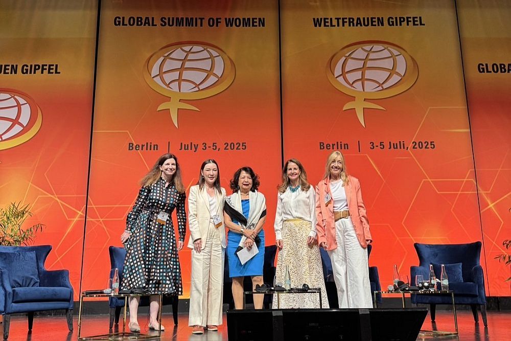 SAPPE's Female CEO Takes the World Stage at the Global Summit of Women 2025 in Berlin, Germany (2025年7月10日)