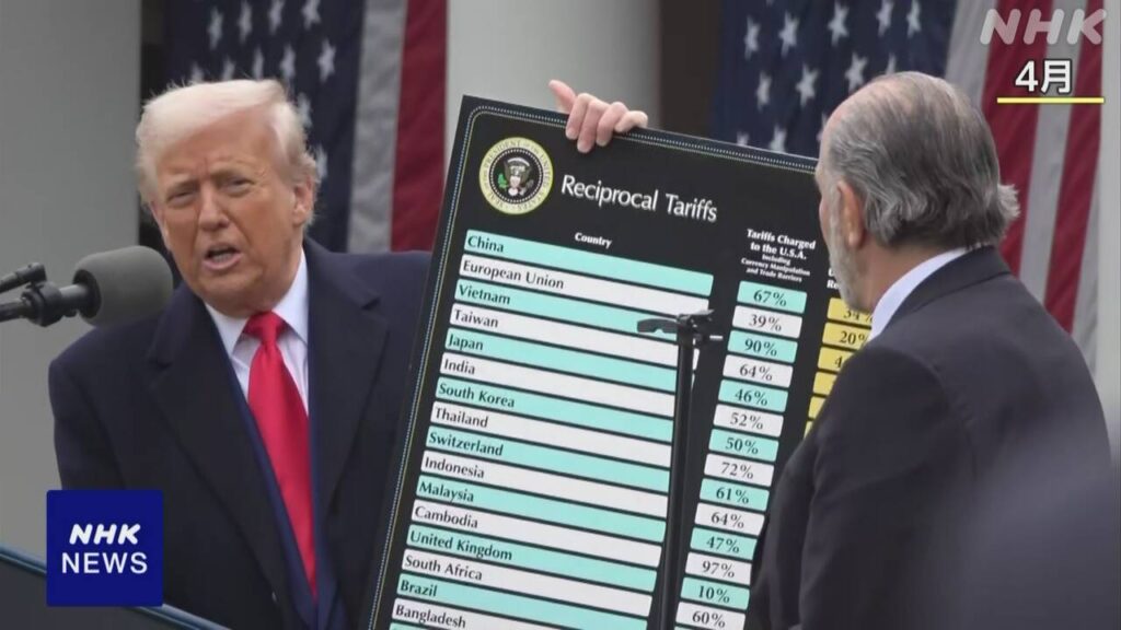 トランプ大統領 ブラジルに50％の関税 新たに8か国 関税率通知 | NHK - nhk.or.jp