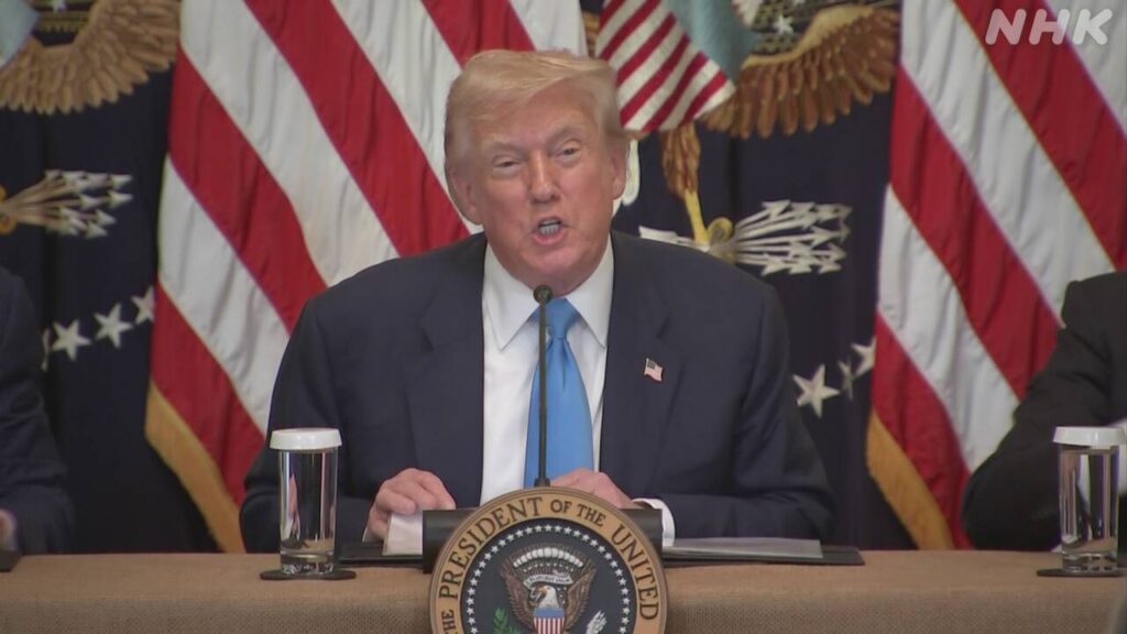 米 あす新たな関税の期日 日本は15％関税の大統領令署名求める - nhk.or.jp