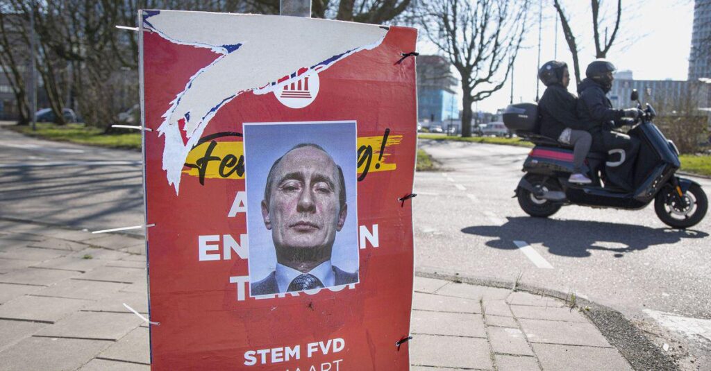 ボーデットはロシアとの接触を否定しますが、FVD MP Ralf Dekker Videbeltとプーチンズパーティーユナイテッドロシア