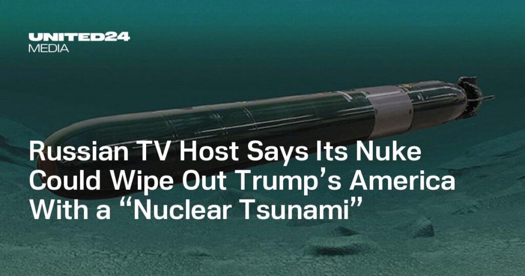 ロシアのテレビホストは、その核が「核津波」でトランプのアメリカを一掃することができると言います