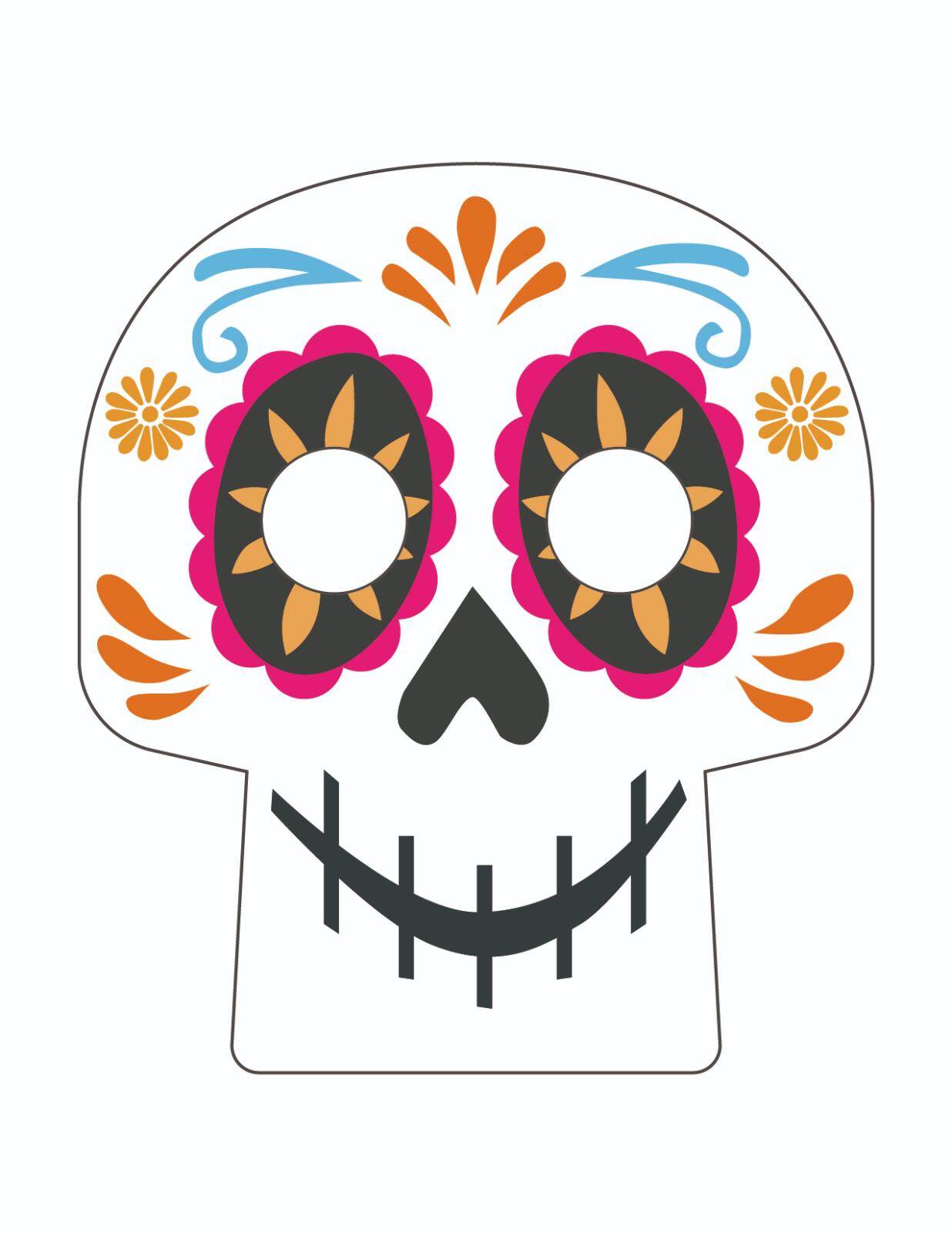 カラベラ風のお面