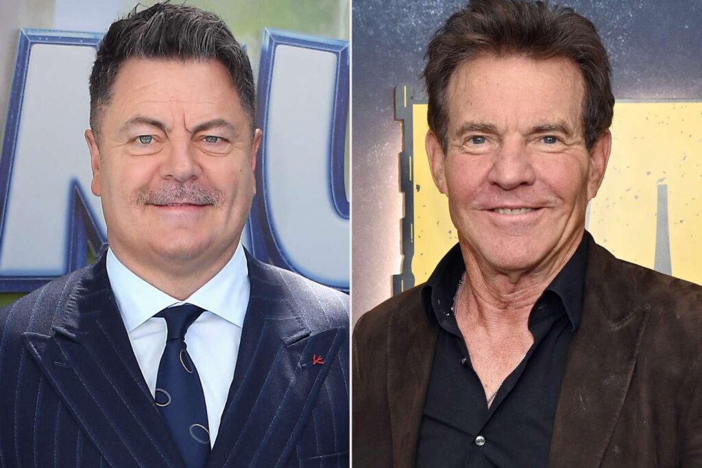ニック・オファーマンは、共演者（およびトランプの支持者）のデニス・クエイドとの「議論を選ぶつもりはない」と言います：「私は彼の手を振って素晴らしい映画を作ろうとしています」