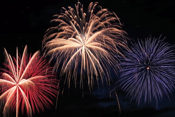 関屋浜 海の花火大会