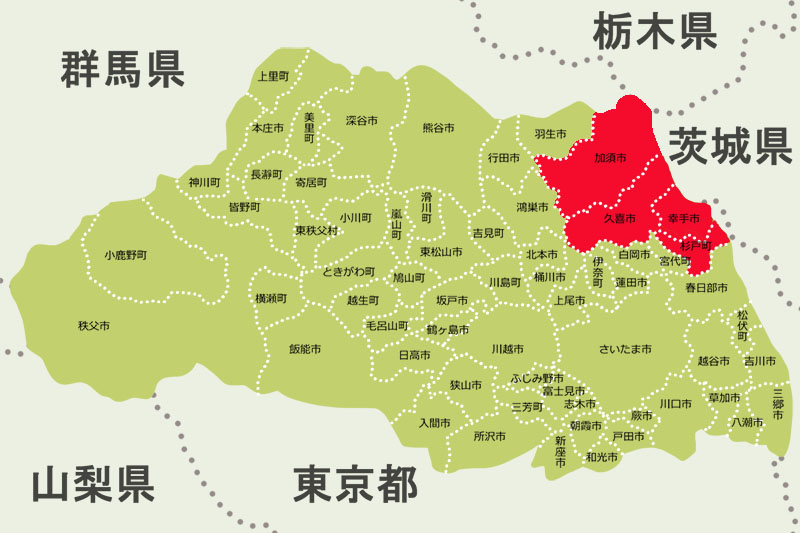 車を狙った窃盗が発生した久喜市、加須市、幸手市、杉戸町
