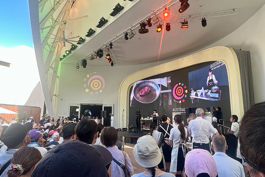 オーストラリアパビリオンでのイベントの様子（7月27日／大阪・関西万博）