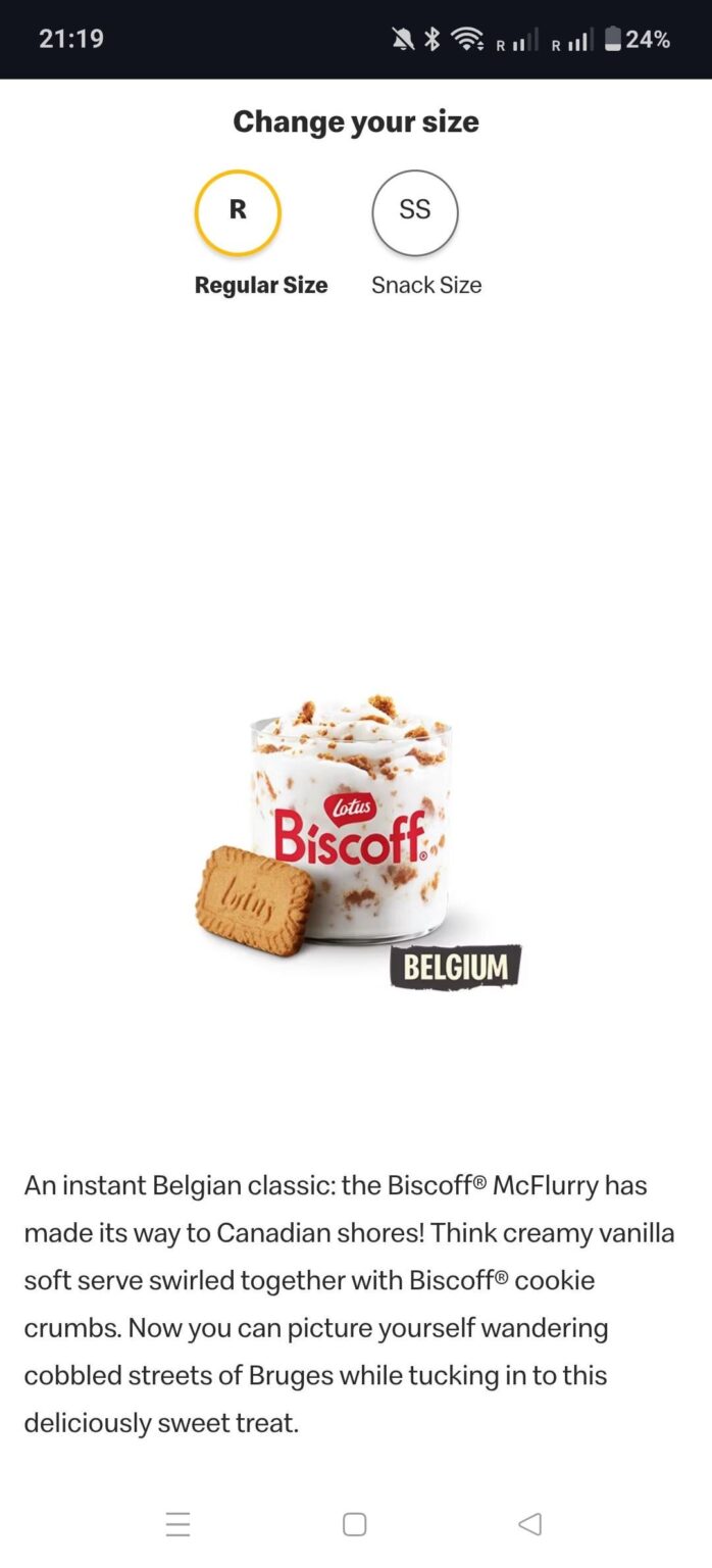 カナダのマクドナルド
