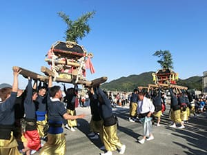 宮窪の秋祭り　愛媛県今治市宮窪町内