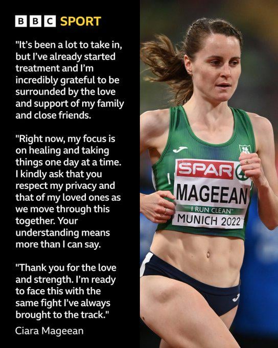 Ciara Mageeanは、彼女が癌と診断されたと発表しました