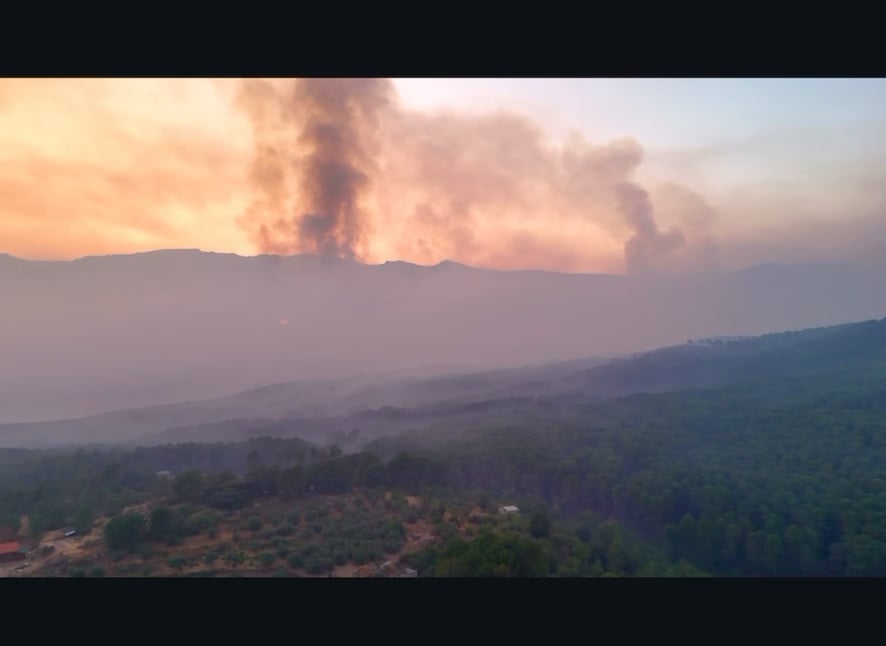 アリーナ・デ・サン・ペドロの山火事、カスティラ・イ・レオン
