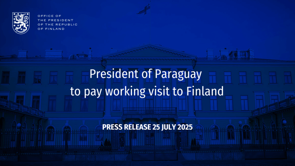 私の国の大統領（Paraguay）はFinalndを公式に訪問しています