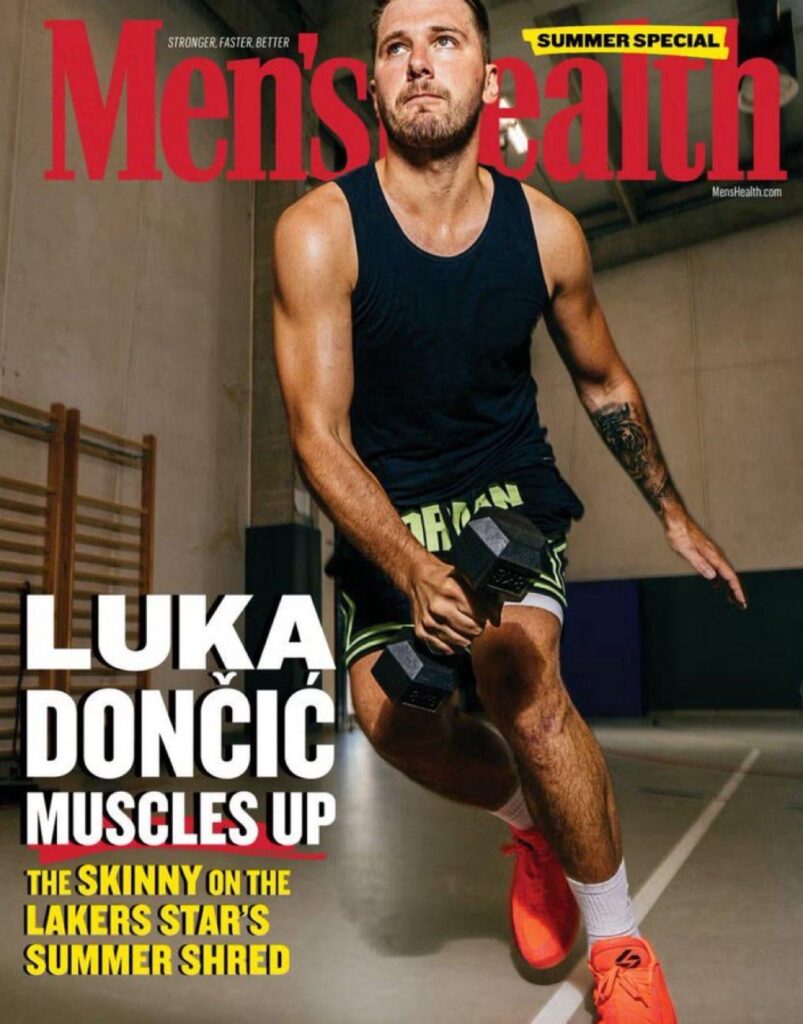 Luka Doncic Muscles Up