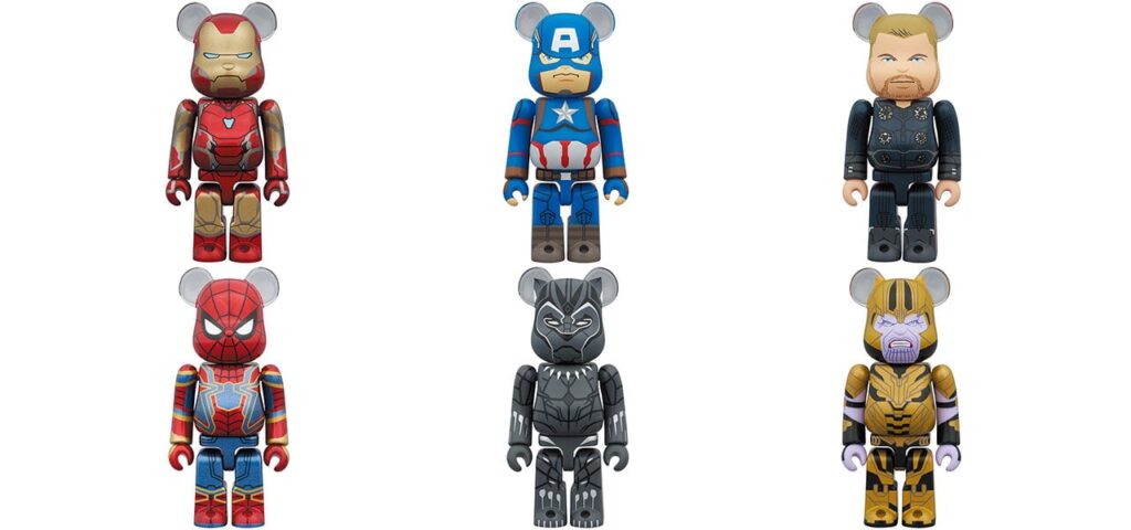 BE@RBRICK CHASEの第3弾は「MARVEL INFINITY SAGA」がエントリー