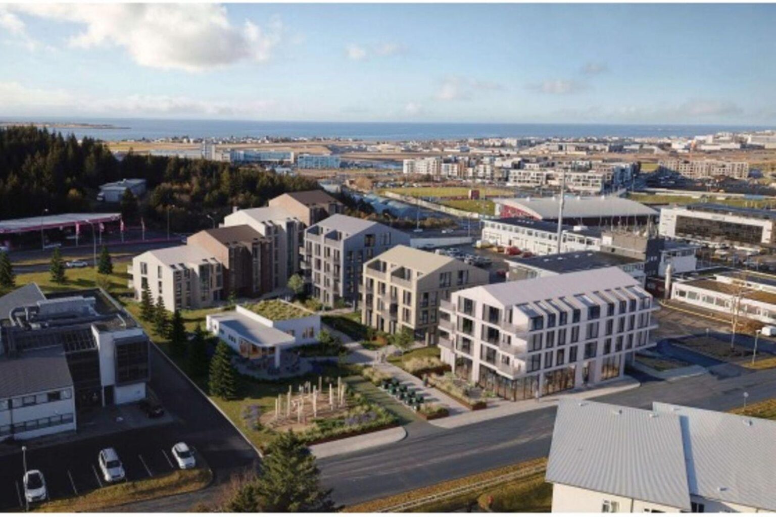 Skógarhlíðで計画された新しい85の住宅クラスター