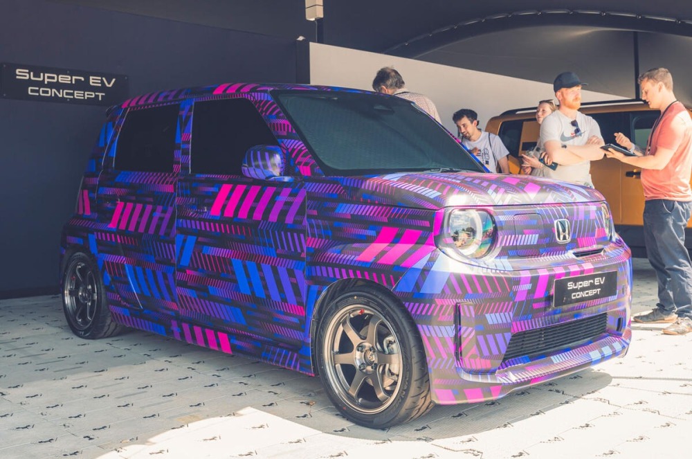 英グッドウッド・フェスティバル・オブ・スピードで公開されたホンダのスーパーEVコンセプト