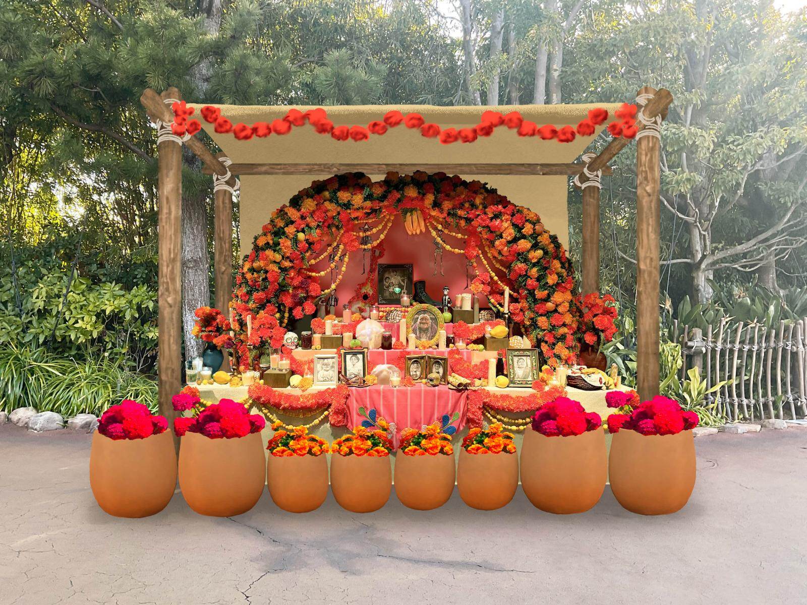 プエンテ・ブエナ・ヴィスタ周辺のデコレーション