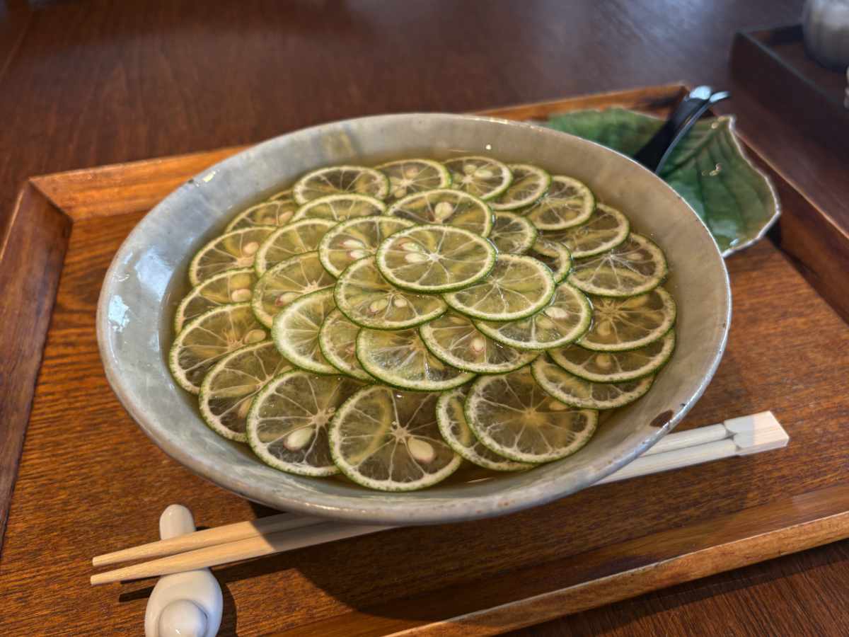 「すだち蕎麦」1,650円（税込）